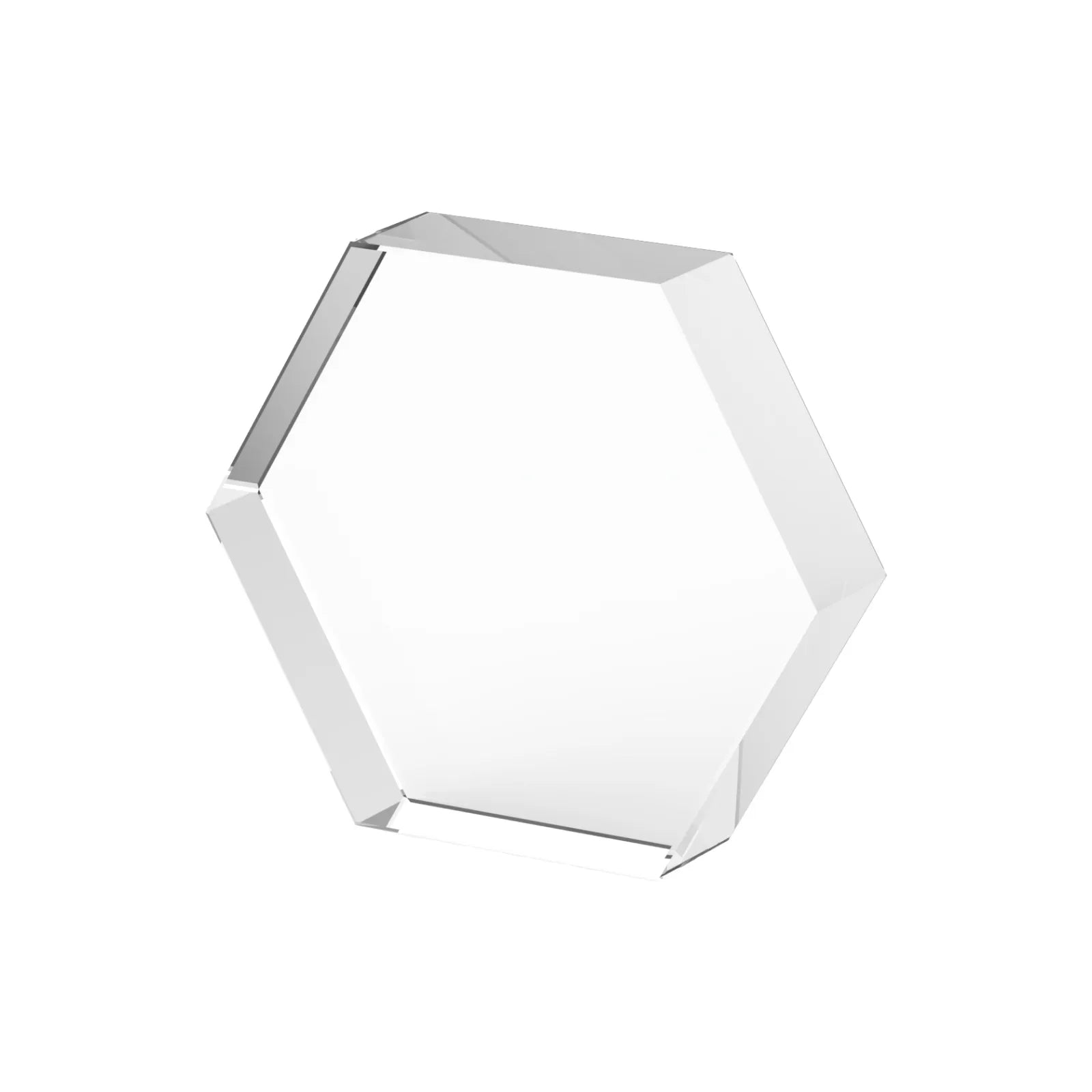 Hexagon k9 crystal 01