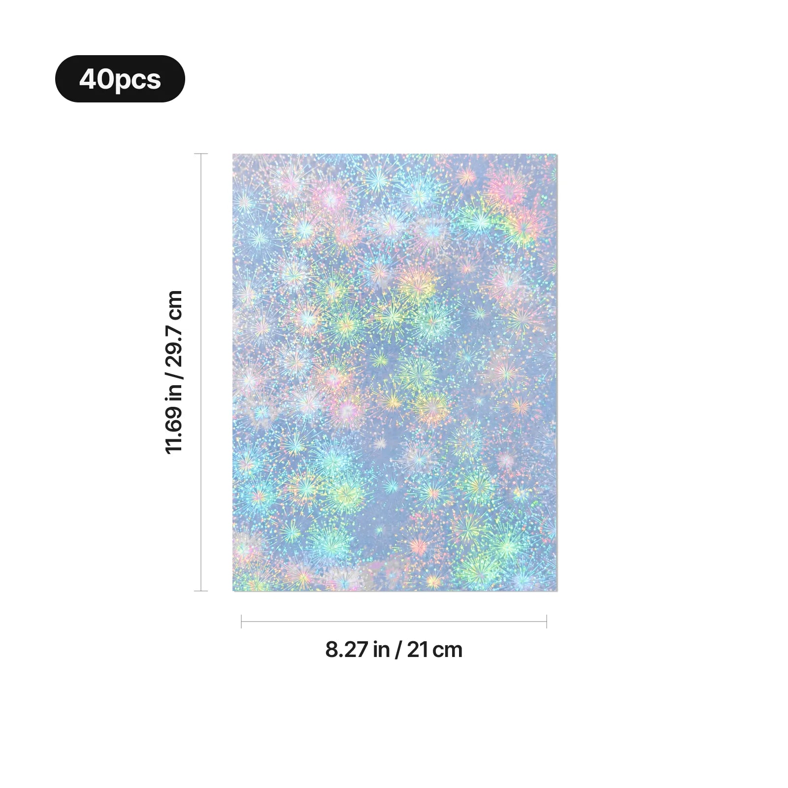Holographic inkjet sticker paper set 02