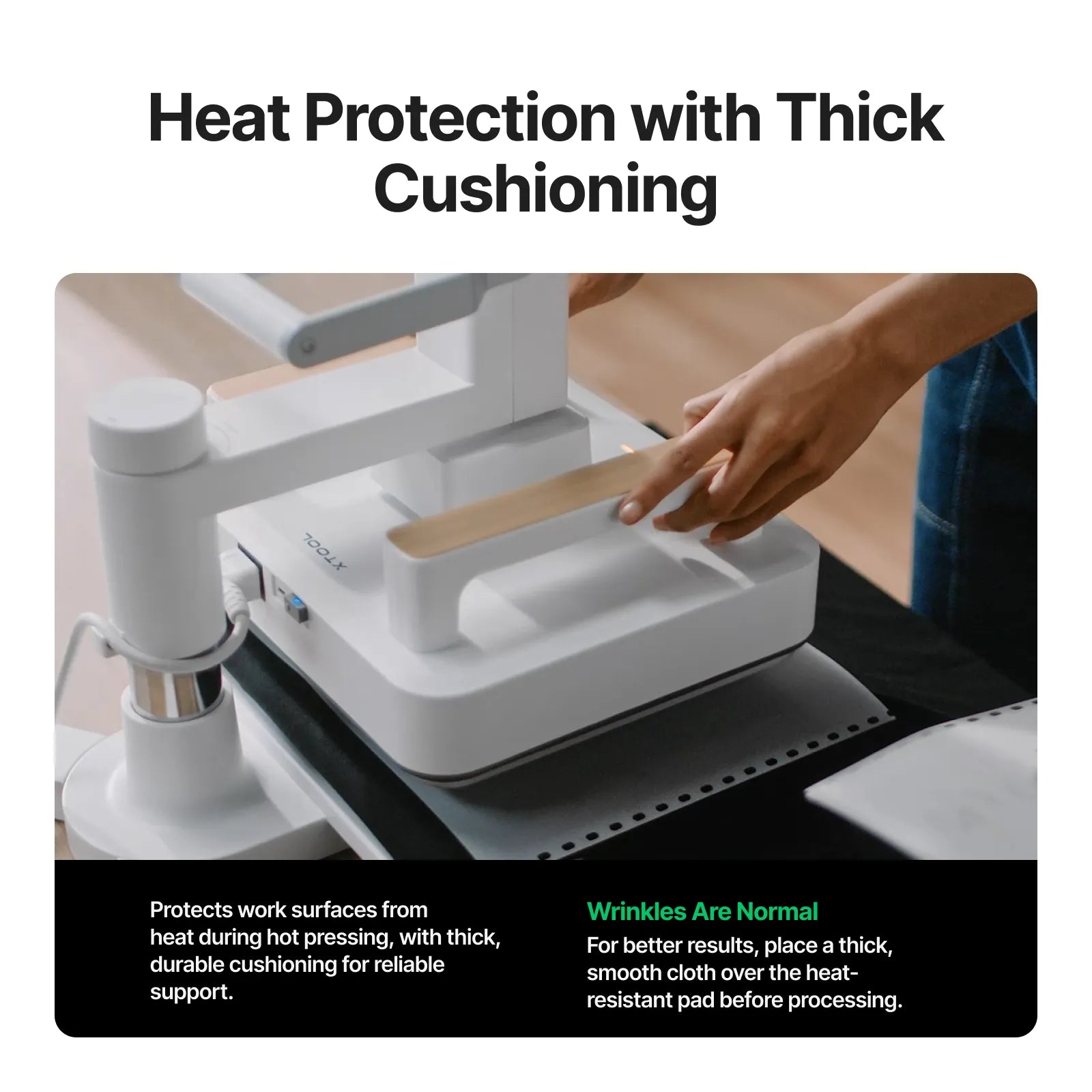 Hot pressed insulation pad 04