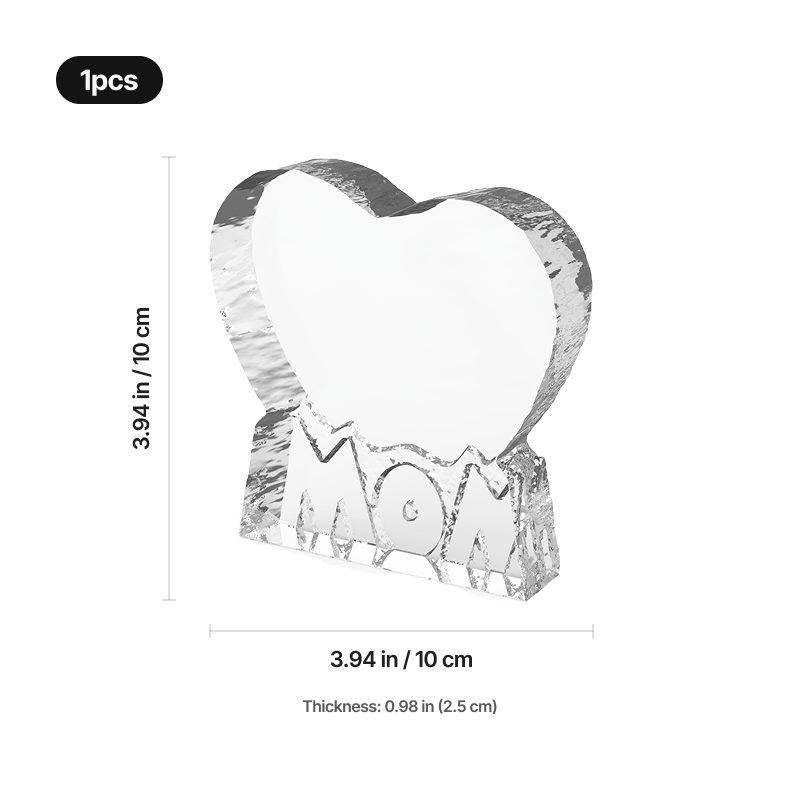 Ice edge heart shaped mom k9 crystal 04
