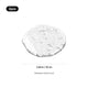 Irregular Round Glass Coaster (2pcs)