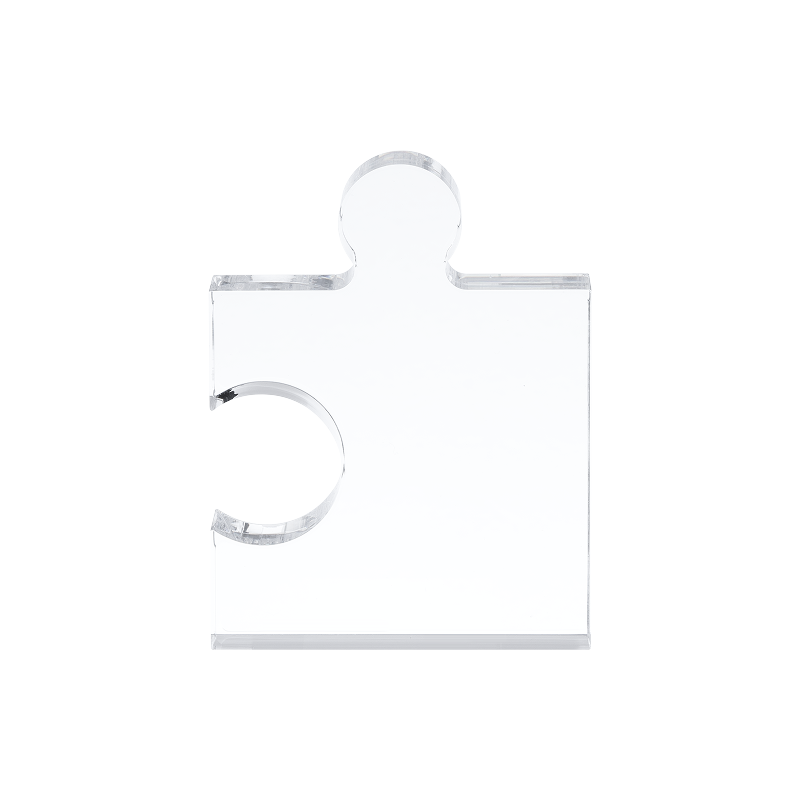 Jigsaw shaped acrylic trophy 2pcs 02