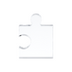 jigsaw shaped acrylic trophy 2pcs