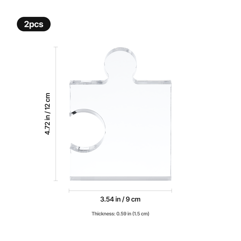 Jigsaw shaped acrylic trophy 2pcs 04 1