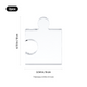 jigsaw shaped acrylic trophy 2pcs
