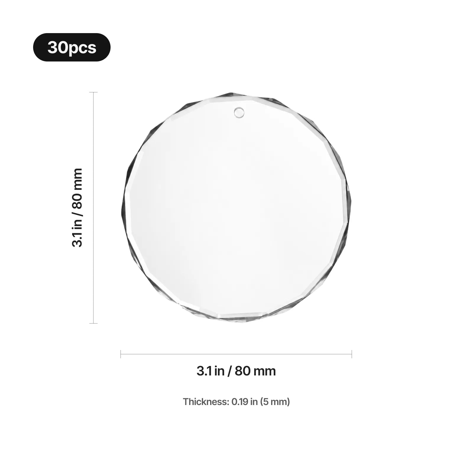 K5 crystal faceted round ornament 02