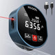 2-in-1 Rolling Tape Measure & Laser Tape Measure with Digital Readout