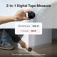 2-in-1 Rolling Tape Measure & Laser Tape Measure with Digital Readout