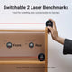 2-in-1 Rolling Tape Measure & Laser Tape Measure with Digital Readout