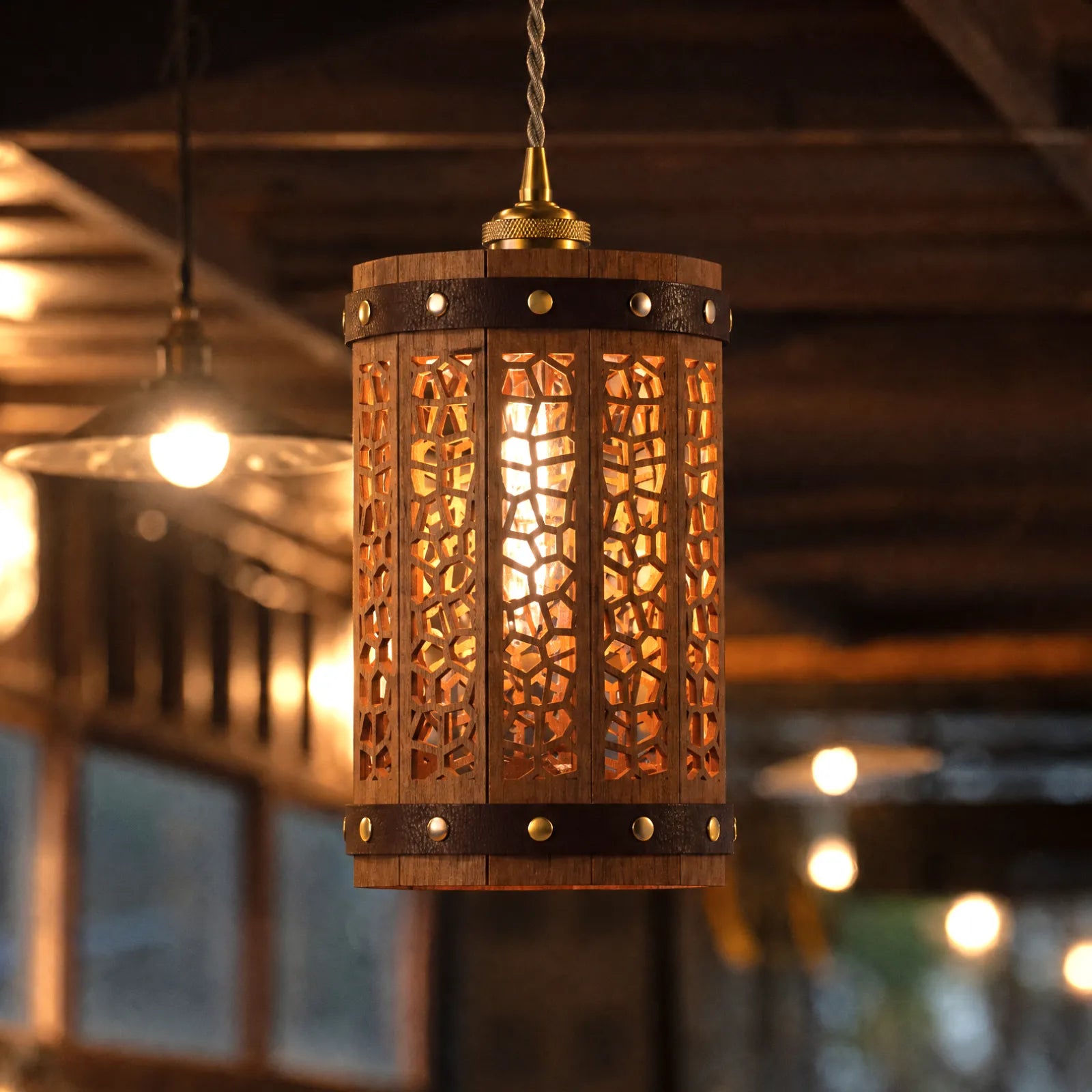 Lattice lantern pend4nt light dit kit 01