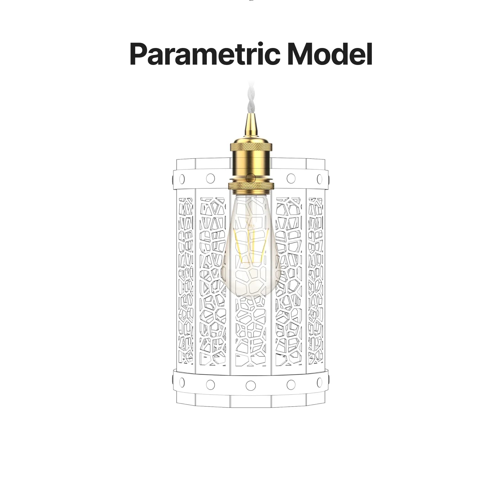 Lattice lantern pendant light dit kit 02