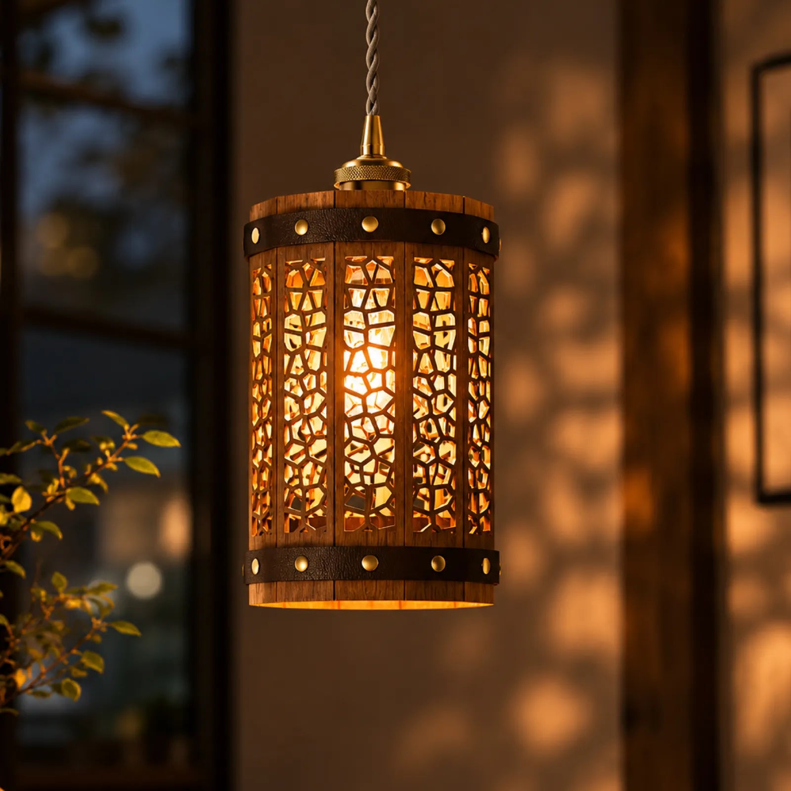 Lattice lantern pendant light dit kit 05