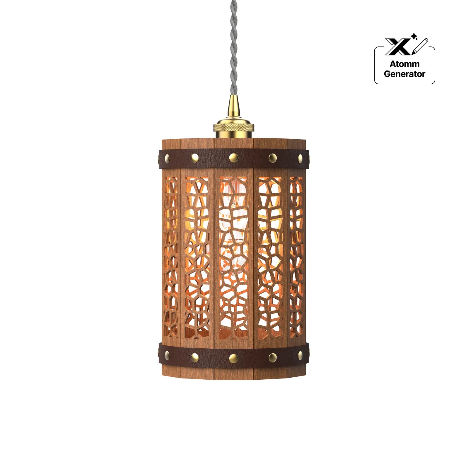 Lattice lantern pendant light dit kit 09
