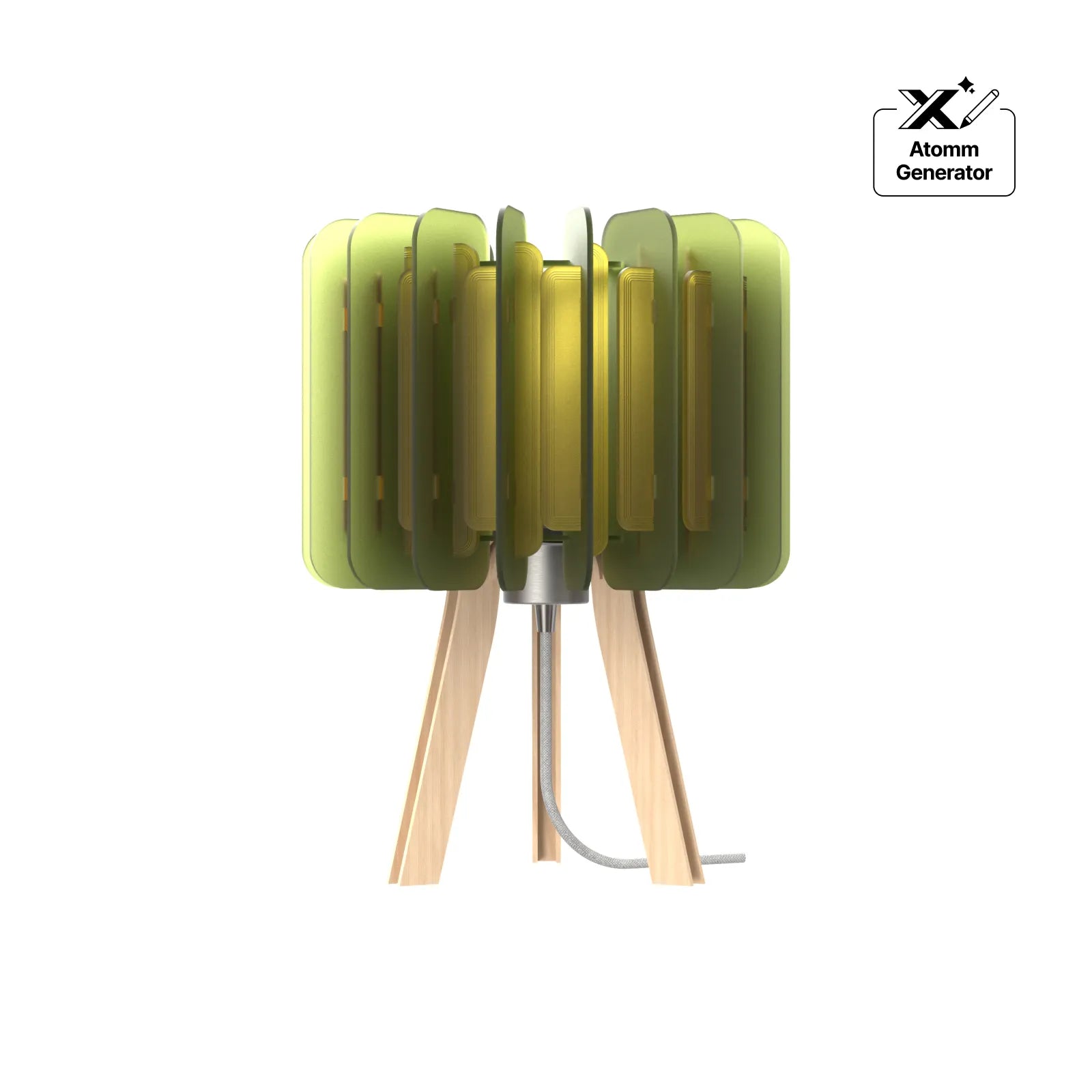 Layered acrylic diy lamp hardware kit 09
