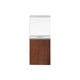 LED Columnar K9 Crystal and Black Walnut Trophy for Inner Engraving