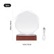 LED Octagonal Ultra-Clear Crystal Trophy with Black Walnut Base