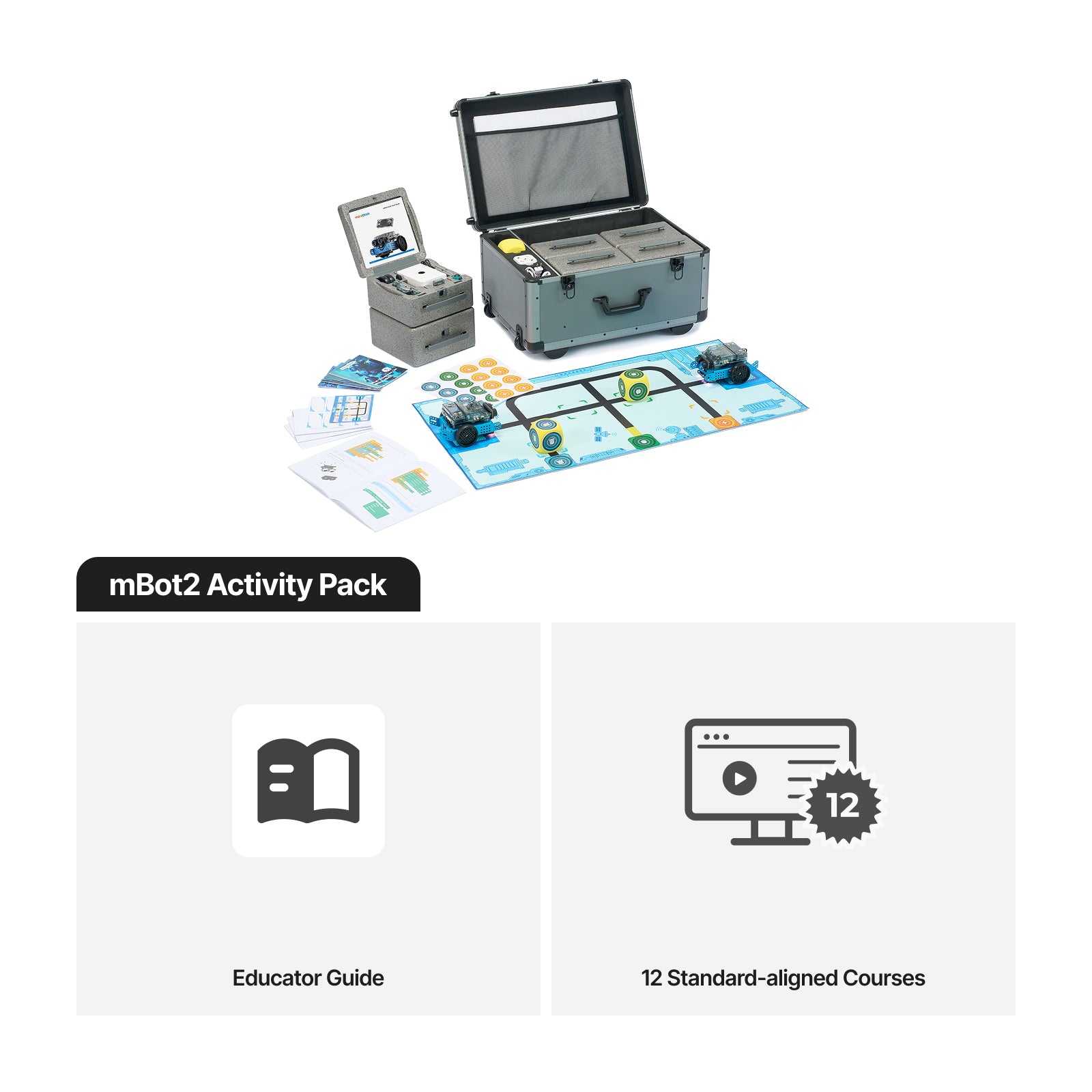 mBot2: STEAM Education Coding Robot Kit for AI Learning