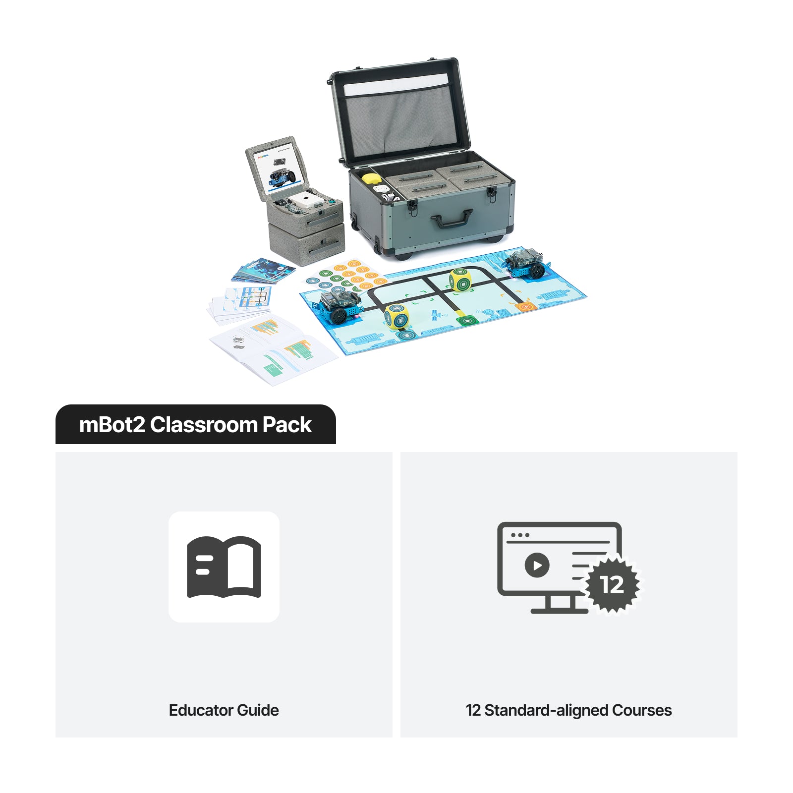 mBot2: STEAM Education Coding Robot Kit for AI Learning