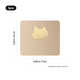 Matte Gold Metal Award Plaque with Cat Mirror Center and Purple Base (1pcs)