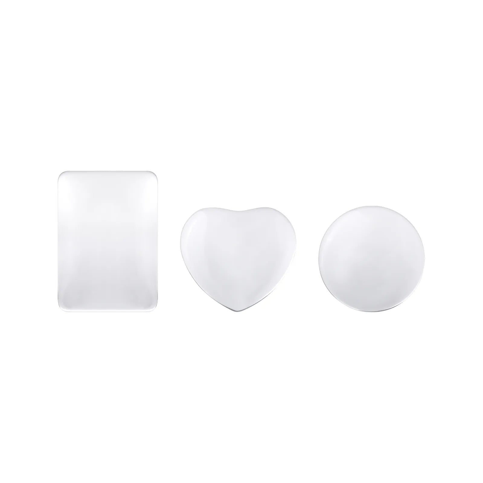 Mixed shape glass cabochon fridge magnet 9pcs 01