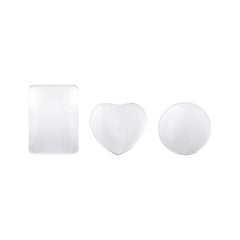 Mixed shape glass cabochon fridge magnet 9pcs 01 medium