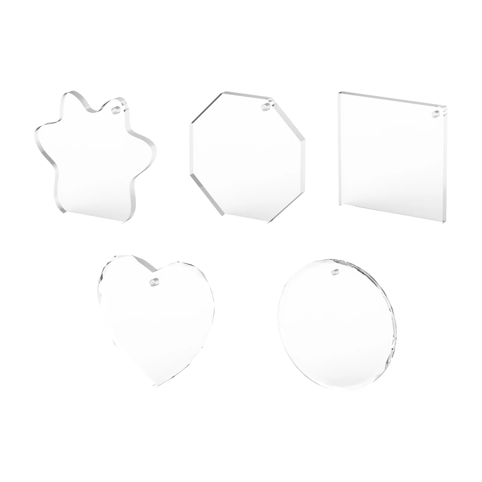 Mixed shape k5 crystal ornament 3pcs 01