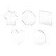 xTool Selected Mixed-Shape K5 Crystal Ornament (5pcs)