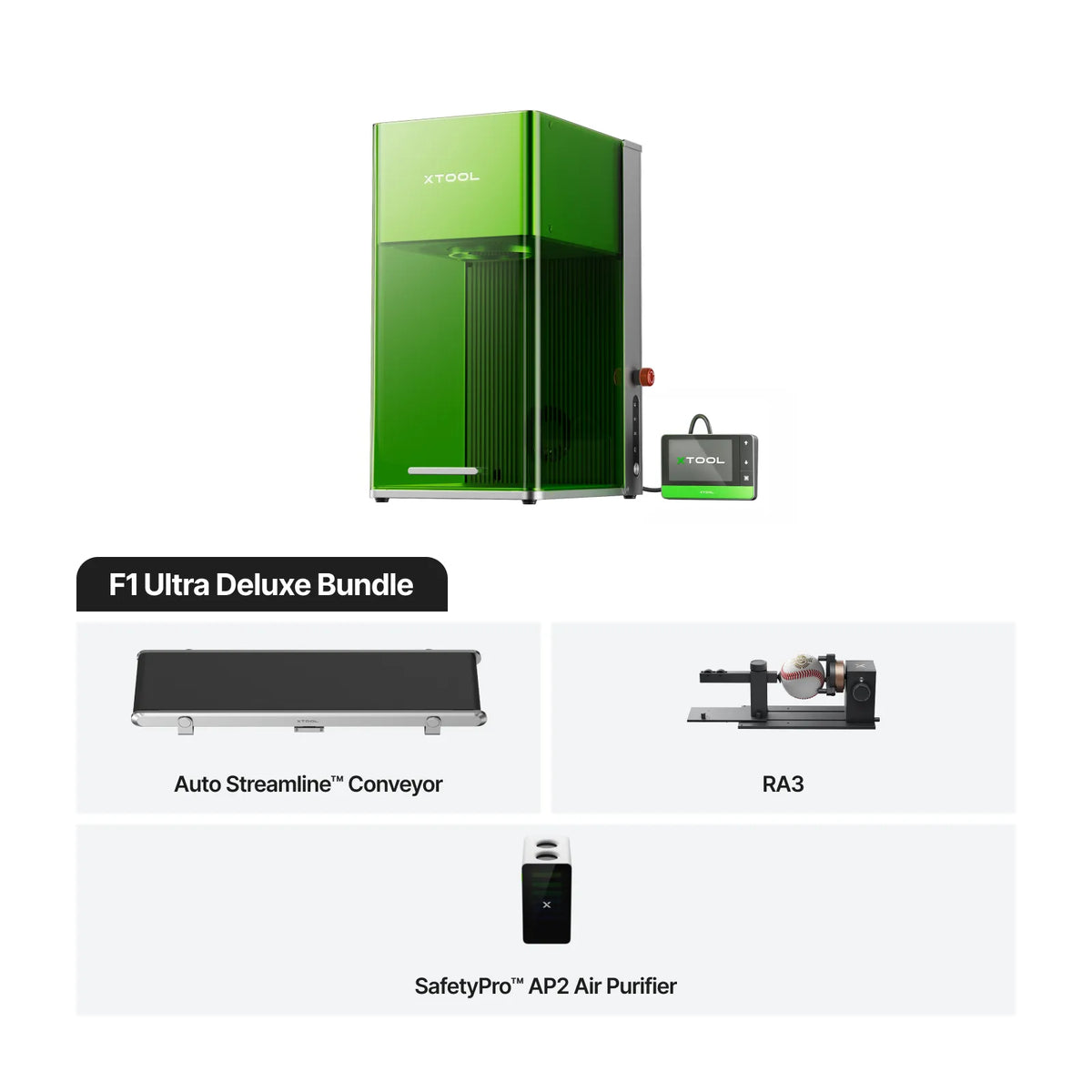 xTool F1 Ultra - 20W Fiber & Diode Laser Engraver