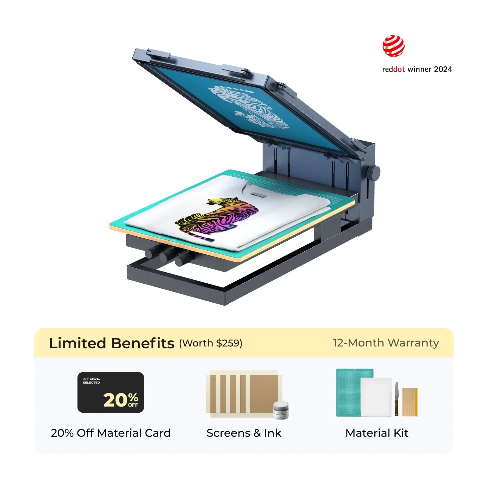 Home Screen Printing Machine for Shirts and More | xTool laser