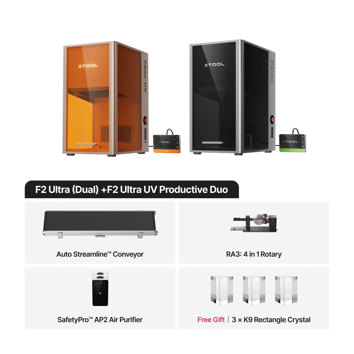 xTool F2 Ultra MOPA + UV Business Duo | xTool