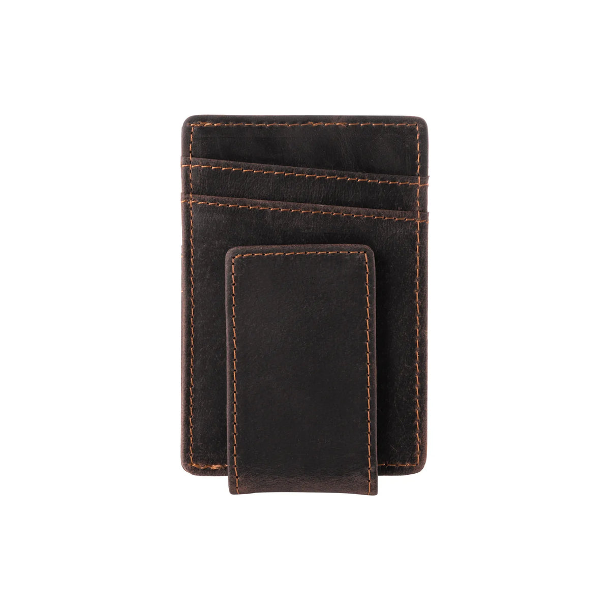 Leather Magnetic Money Clip Wallet (1pcs)