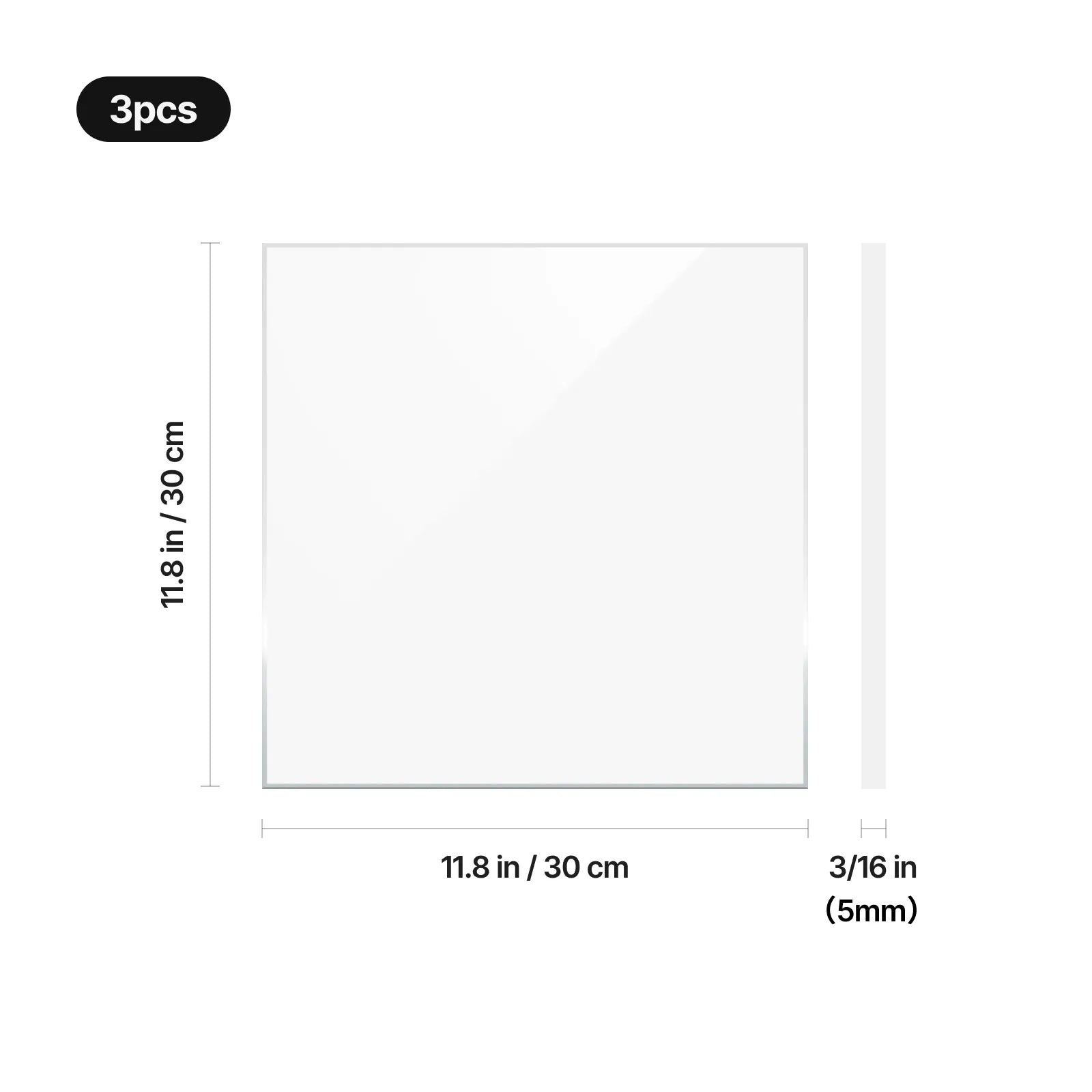 Mk shangjiatu  qitaleichanpin us pc 5mm clear acrylic 30 30cm 3pcs 02 5168 1134