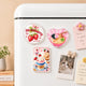 Mixed-Shape Glass Cabochon Fridge Magnet (9pcs)