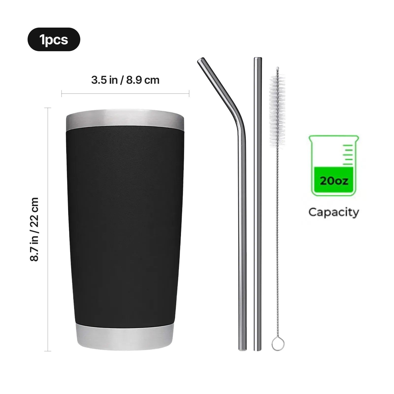 Mk shangjiatu  qitaleichanpin us pc p5020009chezaibaowenbei 20oz heise 1gezhuang 5019 9772