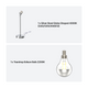 Modern Adjustable Table Lamp Kit