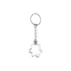 Multicolored LED Paw-Shaped K5 Crystal Keychain (5pcs)