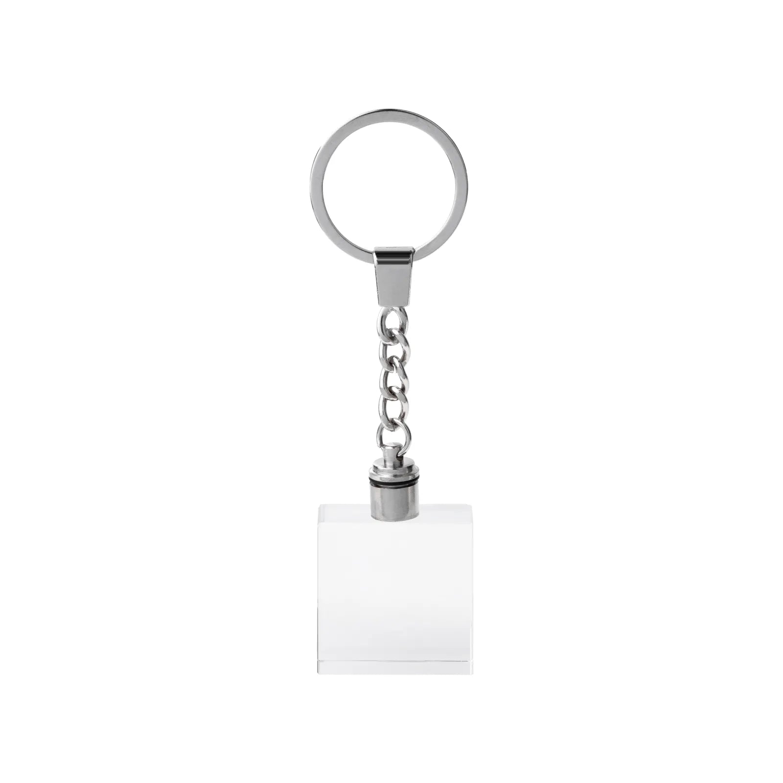 Multicolored led square k5 crystal keychain 10pcs 01