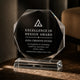 xTool Selected Octagonal K5 Crystal Trophy with Base