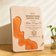 Layered Wooden Award Plaque