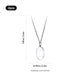 xTool Selected Oval K5 Crystal Necklace (2pcs)