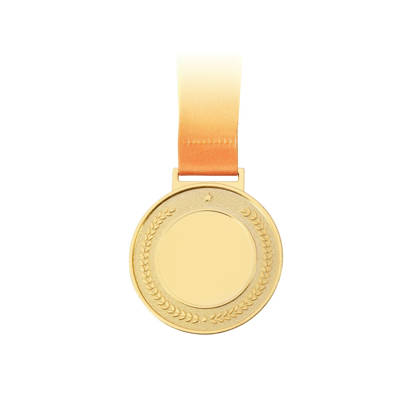 Patterned round metal medal 10pcs 01