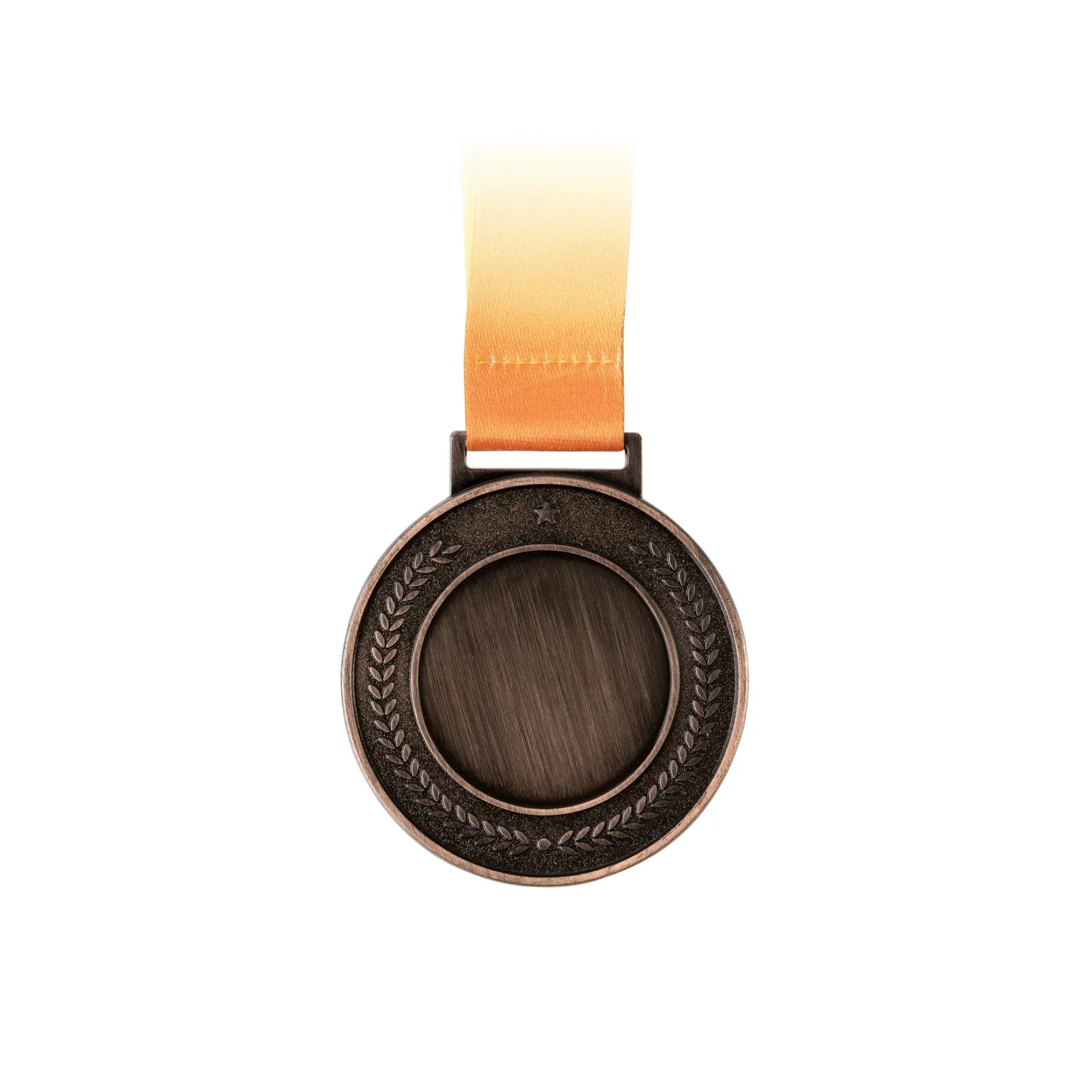 Patterned round metal medal 10pcs 03