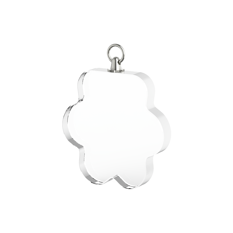 Paw shaped k5 crystal necklace 2pcs 02