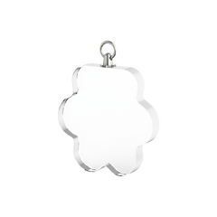 Paw shaped k5 crystal necklace 2pcs 02 medium