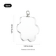Paw-Shaped K5 Crystal Necklace (2pcs)