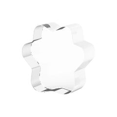 Paw shaped k9 crystal 01 medium