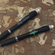 Black Stylus Ballpoint Pens with Multicolored LED Lights (10pcs)