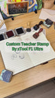 Laser Engraving Rubber Stamp Set
