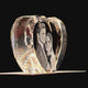 Beveled Faceted Heart-Shaped K9 Crystal (1pcs)