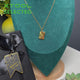 Rose Gold Stainless Steel Envelope Necklace (3pcs)
